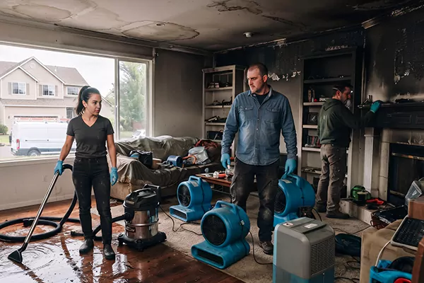 Smoke and Water Damage Restoration Apple Valley