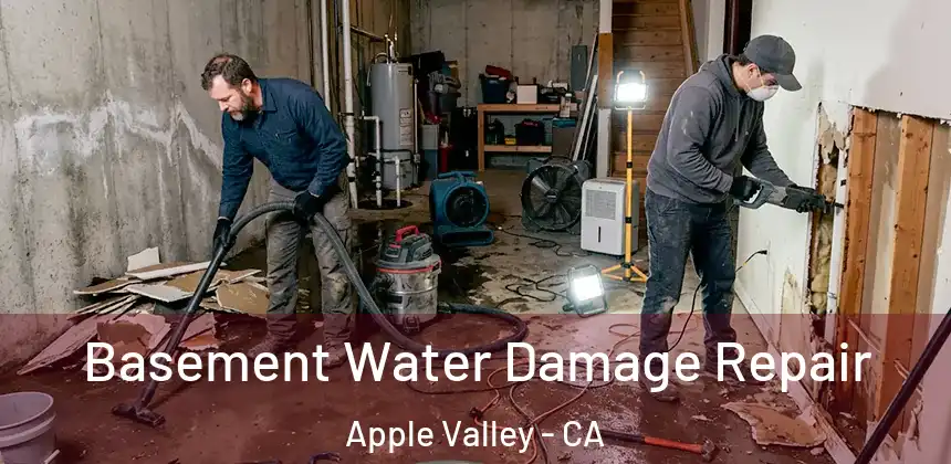  Basement Water Damage Repair Apple Valley - CA