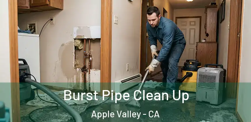  Burst Pipe Clean Up Apple Valley - CA
