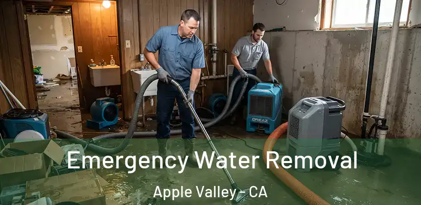  Emergency Water Removal Apple Valley - CA
