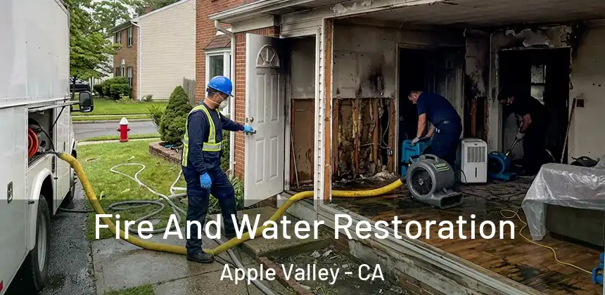  Fire And Water Restoration Apple Valley - CA