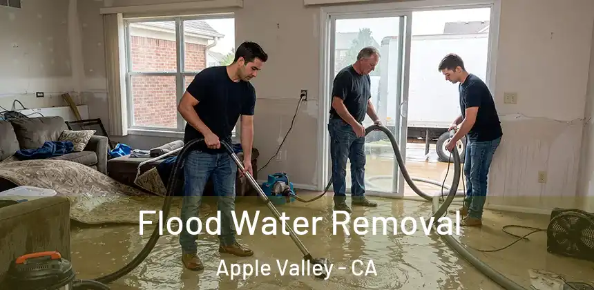 Flood Water Removal Apple Valley - CA