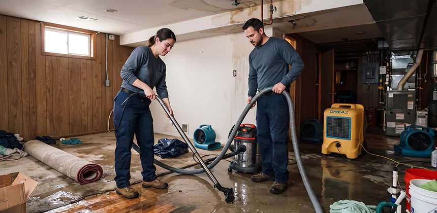 Frozen Pipe Burst Cleanup in Apple Valley