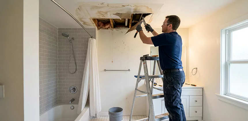 Bathroom Leak Ceiling Repair in Apple Valley