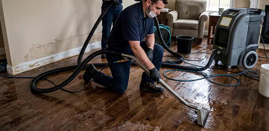 Hardwood Floor Water Extraction in Apple Valley
