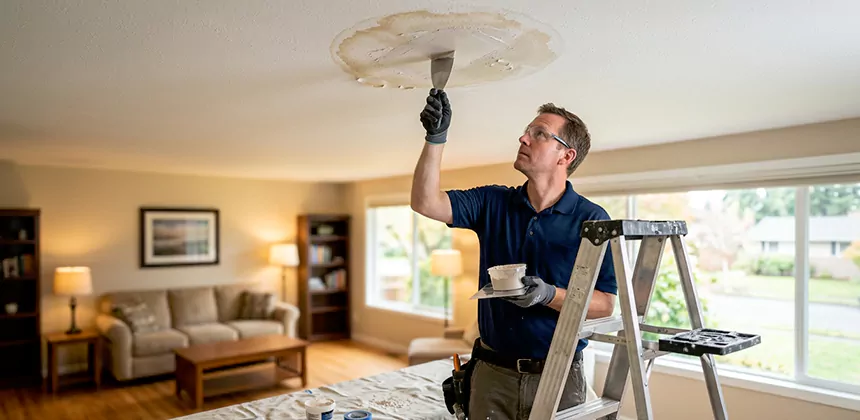 Ceiling Water Stain Repair in Apple Valley