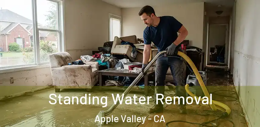  Standing Water Removal Apple Valley - CA