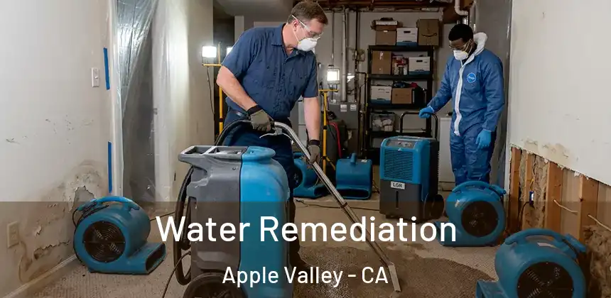 Water Remediation Apple Valley - CA